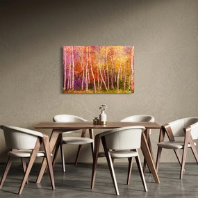 Obraz farebného lesa (90x60 cm)