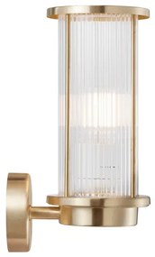 Nordlux - Vonkajšie nástenné svietidlo LINTON 1xE27/15W/230V IP54 mosadz