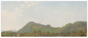 Obraz - Simon Denis,  View Near Naples, reprodukcia (120x50 cm)
