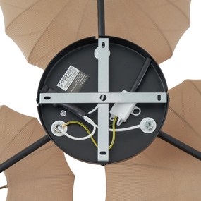 Japandi stropné svietidlo hnedé 3-svetlá - Multi Bida