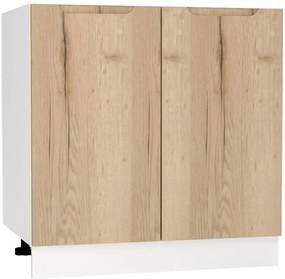 Kuchynská skrinka Zoya D80zl Dub Halifax/Biely