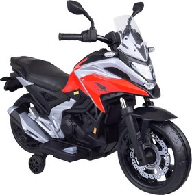 JOKOMISIADA Elektrická motorka na batériu pre deti HONDA NC750X so zvukmi červená PA0314