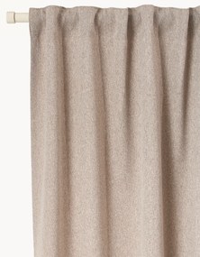 Nepriehľadné závesy's multifunkčnou páskou Joan, 2 ks, Š 140 cm