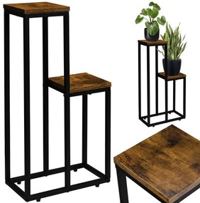 Stojan na kvety HANZEL RUSTIC dub