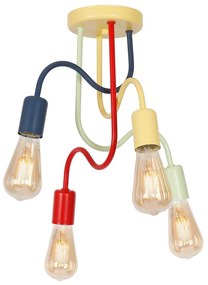 Detský prisadený luster DOW 4xE27/60W/230V