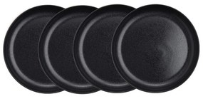 CASA NOVA Sada hlbokých tanierov 22,5 cm set 4 ks - čierna