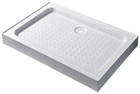 Almagro 80x100x13,5 cm Štvorcová, obdĺžniková, akrylová sprchová vanička