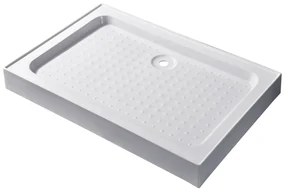 Almagro 80x100x13,5 cm Štvorcová, obdĺžniková, akrylová sprchová vanička