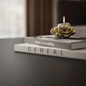 KONFERENČNÝ STOLÍK CHARLES ČIERNY MATNÝ + ZLATÝ