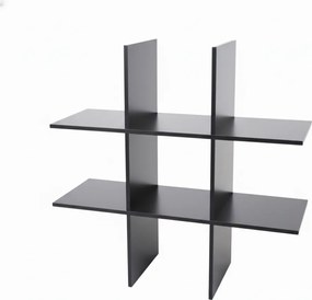 AKCE Nástenná polica SHELVIX 55 cm čierna II. akosť