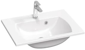 Umývadlo Ravak Classic Slim 60x45 cm otvor pre batériu uprostred XJX01160004