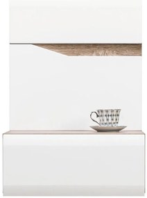 Nočný stolík Lionel L Li14 Dub S./ Biela