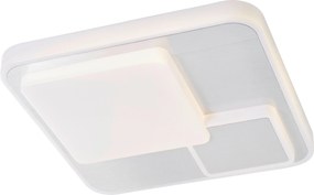 XXXLutz STROPNÉ LED SVIETIDLO, 38,5/38,5/8 cm Xora - Interiérové svietidlá - 004062003702