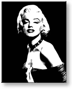 Ručne maľovaný POP Art obraz Marilyn Monroe 60x80 cm