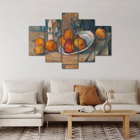 Obraz - Paul Cézanne, Still Life with Milk Jug and Fruit, reprodukcia (150x105 cm)