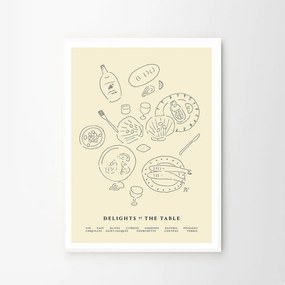 The Poster Club Plagát Delights at the Table by Isabelle Vandeplassche 70x100