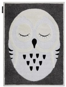 Koberec JOY Owl sivý / krém
