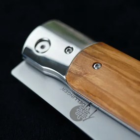 zavírací nůž Santoku Olive Guillotine AUS-10 Sanmai