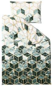 Obliečky z mikrovlákna ATHENA zelené Rozmer obliečky: 2 ks 70 x 90 cm | 200 x 220 cm
