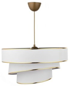 Závesný luster Couper - White, Gold