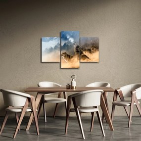 Obraz - vlci vyjúci na mesiac (90x60 cm)