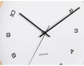 Karlsson 5938WH dizajnové nástenné hodiny 41 cm