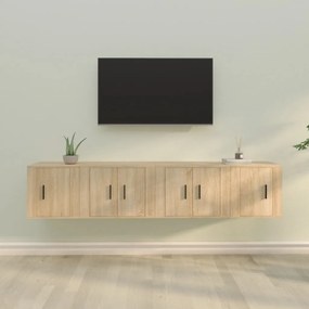 4-dielna súprava TV skriniek dub sonoma spracované drevo 3188433