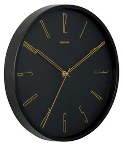 Karlsson 5898BK dizajnové nástenné hodiny