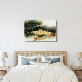 Obraz - Chrám Dia, Atény, Grécko (90x60 cm)