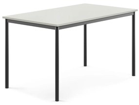 Stôl BORÅS, 1400x800x760 mm, laminát - šedá, antracit