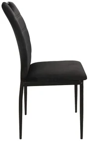 Jedálenská stolička Rip Velvet, čierna