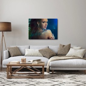 Obraz - Pohľad mladej ženy (70x50 cm)