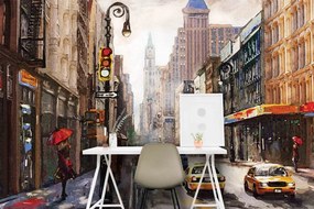 Manufakturer -  Tapeta NY street painting