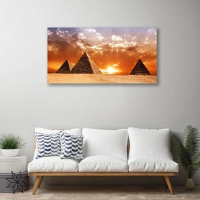 Obraz Canvas Pyramídy architektúra 125x50 cm
