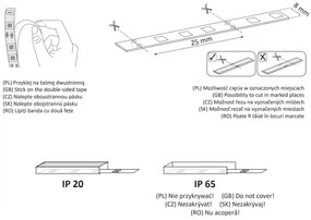 LED pásik 5m LED/36W/12V 4000K