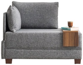 Křeslo Fly levé šedé