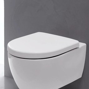 GEBERIT iCon WC sedátko s automatickým pozvoľným sklápaním - Softclose, odnímateľné, z Duroplastu, biela, 500.670.01.1