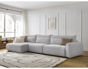 Svetlosivá rohová pohovka Aden – Bobochic Paris