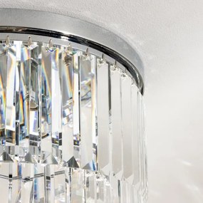 Brilagi - LED krištáľové stropné svietidlo MOZART 5xE14/40W/230V lesklý chróm