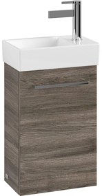 VILLEROY &amp; BOCH Avento závesná skrinka pod umývadielko, 1 dvierka, pánty vľavo, 340 x 202 x 514 mm, Stone Oak, A87600RK