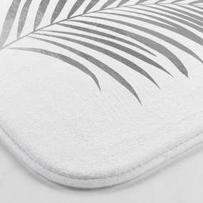 Biela/v striebornej farbe WC kúpeľňová predložka 45x45 cm Orbella – douceur d'intérieur