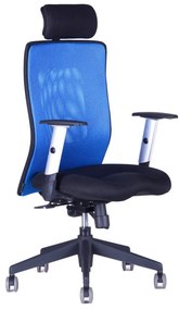 Kancelárska stolička na kolieskach Office Pro CALYPSO XL SP1 - s podrúčkami a podhlavníkom Modrá 14A11
