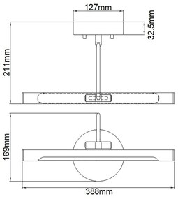 Elstead ALTON-PL-S-BB - LED Obrazové svietidlo ALTON LED/6W/230V zlatá