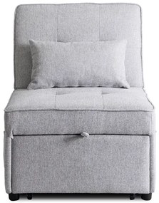 Kreslo EMILIO 67 cm, sivé