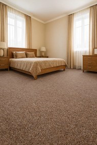 Ideal, Koberec metráž Metro 5242, na mieru, šíře 3m,4m, hnedá, filc, chodba / predsieň