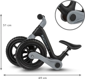 Kidwell FLEX skladacie odrážadlo pre deti – ľahké 2,9 kg, EVA kolesá