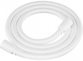 Mexen príslušenstvo, Sprchová hadica 150 cm, nerezové opletenie, biela, 79460-20