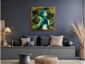 drevko |  Tlačený machový obraz Dar života  45 x 45 cm