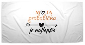 Sablio Uterák Moja prababka je najlepšia - 30x50 cm