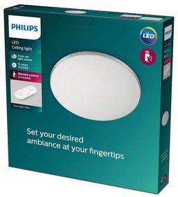 Philips - LED Stmievateľné stropné svietidlo TOBA LED/23W/230V 2700-6500K + DO